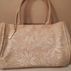 Oscar de la Renta canvas tote